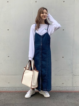 ちほさん（レディース・163cm）の春コーディネート