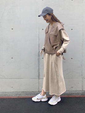 ちほさん（レディース・163cm）の春コーディネート