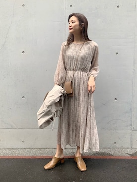 ちほさん（レディース・163cm）の春コーディネート