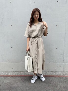 ちほさん（レディース・163cm）の春コーディネート