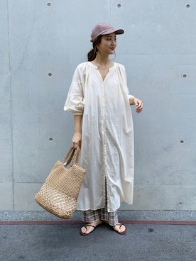 ちほさん（レディース・163cm）の夏コーディネート