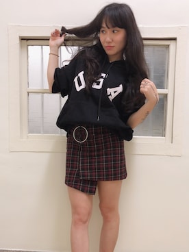 「MAGICのアイテム」を使った、Miyuさん（レディース・150cm）の冬コーディネート