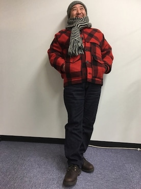 「Mr.Babe」｜「アイテム（ニットキャップ/ビーニー）」を使った、Nyukifumi さん（メンズ・167cm）の冬コーディネート
