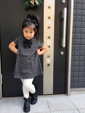 「ギャップキッズ」｜CoCoさん（キッズ・100cm）の冬コーディネート