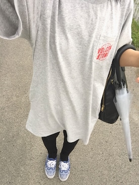 「VOLCOM」｜「アイテム（ワンピース/ドレス）」を使った、MIKAさん（レディース・160cm）の夏コーディネート