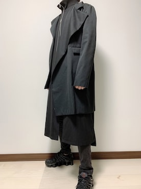 「Ground Y（グラウンドワイ）のアイテム（テーラードジャケット）」を使った、Raiさん（メンズ・176cm）の夏コーディネート