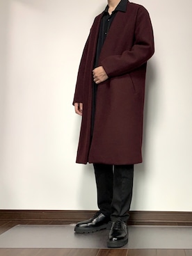 「EMMA CLOTHES（エマクローズ）のアイテム（その他アウター）」を使った、Raiさん（メンズ・176cm）の秋コーディネート