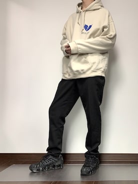 「ALU STANDARD（アルスタンダード）のアイテム（パンツ）」を使った、Raiさん（メンズ・176cm）の冬コーディネート
