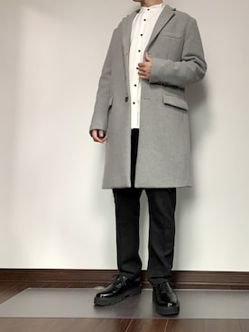 「ALU STANDARD（アルスタンダード）のアイテム（パンツ）」を使った、Raiさん（メンズ・176cm）の冬コーディネート