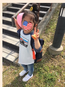 ⭐︎𝕣𝕚𝕜𝕠⭐︎さん（キッズ・100cm）の春コーディネート