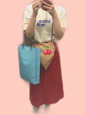 「mici（ミチ）のアイテム（トップス）」を使った、Sさん（レディース・173cm）の春コーディネート