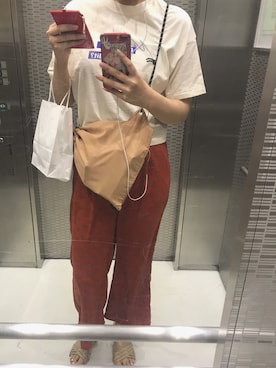 「mici（ミチ）のアイテム（トップス）」を使った、Sさん（レディース・173cm）の夏コーディネート