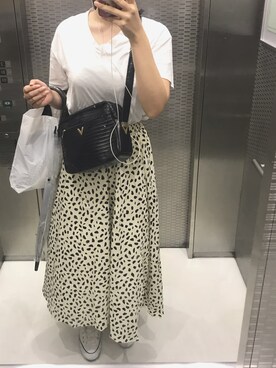 「YEVS（イーブス）のアイテム（スカート）」を使った、Sさん（レディース・173cm）の夏コーディネート