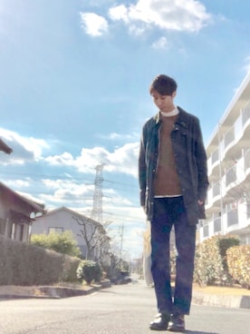 「501(R)T（ゴーマルイチティー）のアイテム」を使った、Y.Hさん（メンズ・175cm）の冬コーディネート