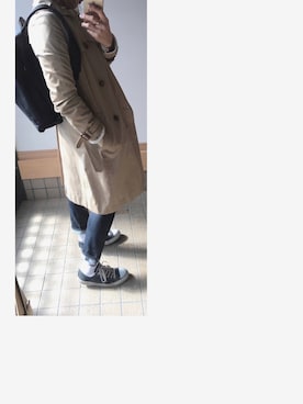 「Khaju（カージュ）のアイテム（キャップ）」を使った、i k k y u 𓅿さん（レディース・156cm）の春コーディネート