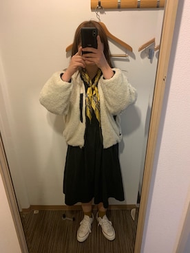 「ライブ」｜「アイテム（ブルゾン）」を使った、さん（レディース・156cm）の春コーディネート