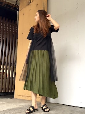 OSMOSISアミュプラザ小倉店さん(レディース・169cm)の春コーディネート