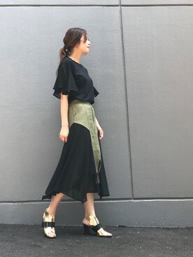 OSMOSISアミュプラザ小倉店さん（レディース・169cm）の夏コーディネート