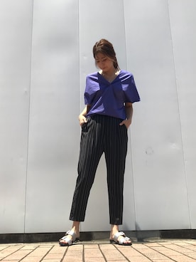 OSMOSISアミュプラザ小倉店さん（レディース・169cm）の夏コーディネート