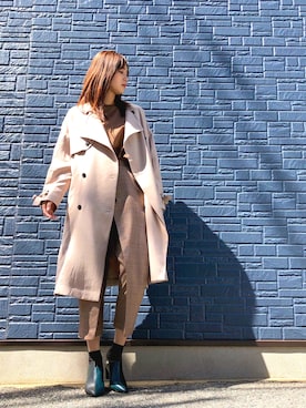 「アイテム（サンダル、グリーン系）」を使った、OSMOSISアミュプラザ小倉店さん（レディース・169cm）の秋コーディネート