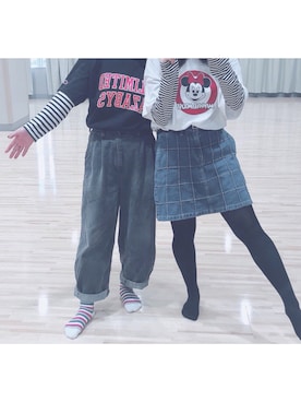「GRL（グレイル）のアイテム（トップス、その他）」を使った、ひなさん（レディース・150cm）の春コーディネート