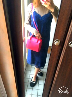 「ARROW（アロー）のアイテム（ワンピース/ドレス）」を使った、jupi❁さん（レディース・160cm）の春コーディネート