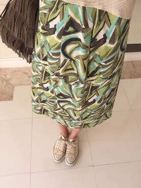 「POPCORN（ポップコーン）のアイテム」を使った、saryさん（レディース・167cm）の冬コーディネート