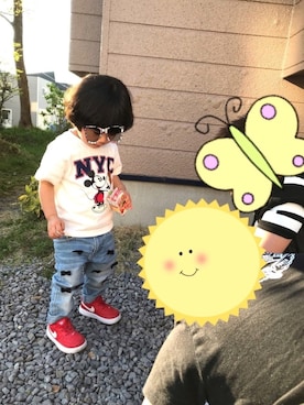 hiii**♡さん（キッズ・80cm）の春コーディネート