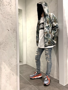「TATRAS（タトラス）のアイテム（ブルゾン）」を使った、和(V)o¥o(V)さん（メンズ・167cm）の春コーディネート