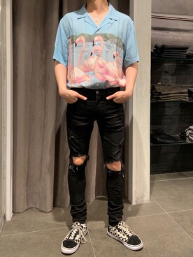 和(V)o¥o(V)さん（メンズ・168cm）の夏コーディネート