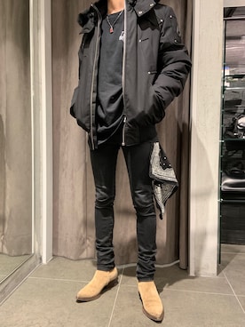 「MOOSE KNUCKLES（ムースナックルズ）のアイテム」を使った、和(V)o¥o(V)さん（メンズ・167cm）の秋コーディネート