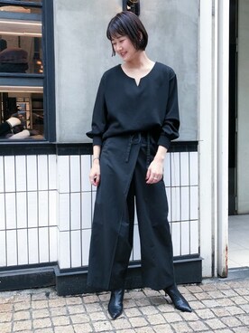 nano・universe lady's　STAFFさん（レディース・162cm）の夏コーディネート