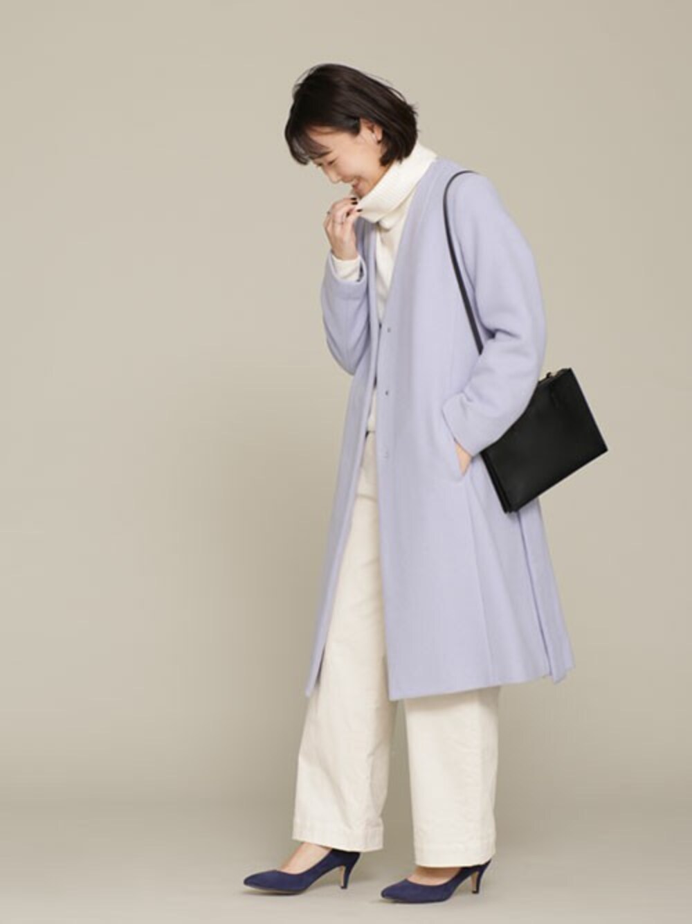 NANO universe（ナノユニバース）の「ルミエールVネックコート（その他  