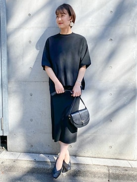 「セットアップスタイル」｜「アイテム（ワンピース/ドレス）」を使った、nano・universe lady's　STAFFさん（レディース・162cm）の春コーディネート