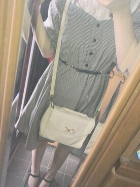 「FUN.TRINITY（ファン トリニティー）のアイテム（ワンピース/ドレス）」を使った、AKIRINさん（レディース・163cm）の夏コーディネート