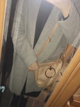 「GRL」｜「アイテム（ブーティ）」を使った、AKIRINさん（レディース・163cm）の冬コーディネート