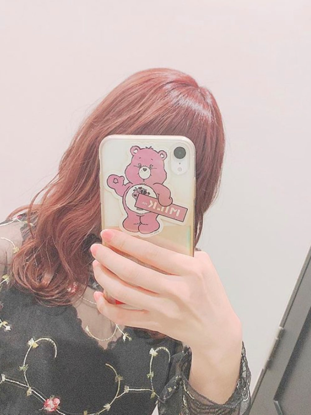 「ステッカー、いいね、save、フォローお願いします🤑、プチプラコーデ、プチプラ、夏コーデ、ケアベア、フォローミー、春夏コーデ、低身長、MILKFED.」｜「MILKFED.のCARE BEARS xMILKFED.  KEY CHAIN（キーホルダー、ピンク系）」を使った、小南知世さん（レディース・153cm）の春コーディネートの1枚目の写真