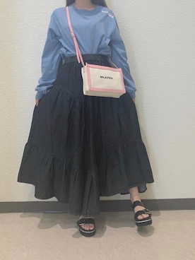 小南知世さん（レディース・153cm）の秋コーディネート