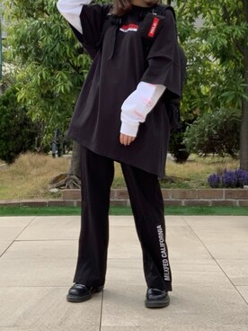 小南知世さん（レディース・153cm）の春コーディネート