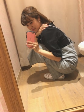 「グレンチェック」｜「アイテム（ワンピース/ドレス）」を使った、mihoさん（レディース・160cm）の夏コーディネート