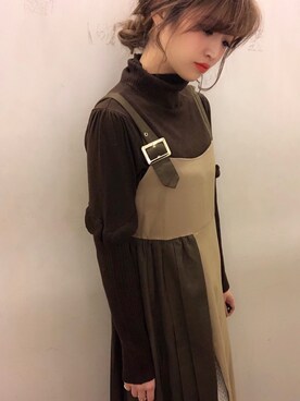 mei☺︎さん（レディース・167cm）の秋コーディネート