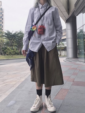 「TAKASHIKONDO cilandsia（タカシコンドウ チランドシア）のアイテム」を使った、一隻廢仔さん（レディース・168cm）の秋コーディネート
