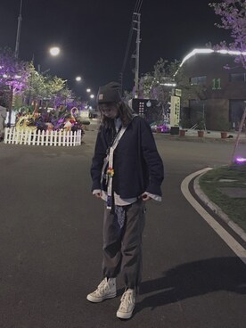 「TAKASHIKONDO cilandsia（タカシコンドウ チランドシア）のアイテム」を使った、一隻廢仔さん（レディース・168cm）の冬コーディネート