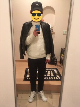 なかゆうさん（メンズ・170cm）の冬コーディネート