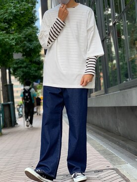 ㋙㋓さん（メンズ・182cm）の秋コーディネート