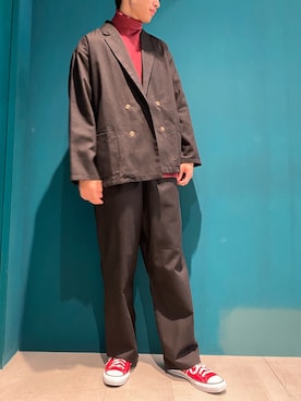 ㋙㋓さん（メンズ・182cm）の秋コーディネート