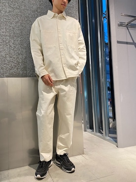 「koe（コエ）のアイテム（ブルゾン）」を使った、㋙㋓さん（メンズ・182cm）の冬コーディネート