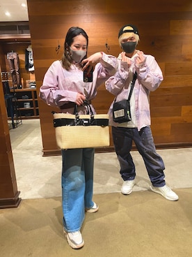 友加里さん（レディース・158cm）の冬コーディネート