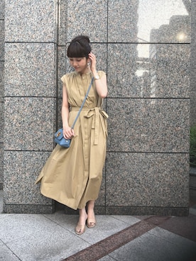 「URBAN RESEARCH ROSSO WOMEN（アーバンリサーチ　ロッソ）のアイテム（サンダル）」を使った、ROSSO池袋店さん（レディース・157cm）の春コーディネート