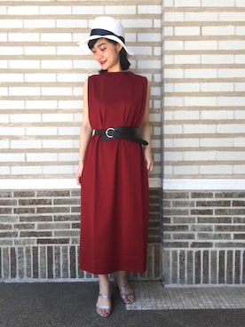 「URBAN RESEARCH ROSSO WOMEN（アーバンリサーチ　ロッソ）のアイテム（サンダル）」を使った、ROSSO池袋店さん（レディース・163cm）の夏コーディネート